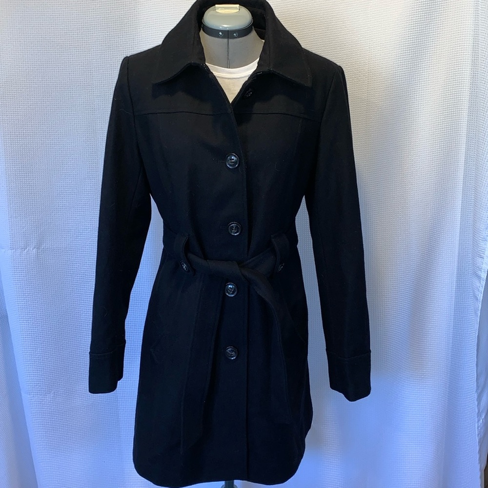 Women's Liz Claiborne pea coat with removable hood